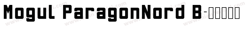Mogul ParagonNord B字体转换